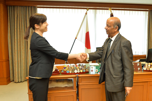 カレ国連活動支援担当事務次長による小野田防衛大臣政務官表敬