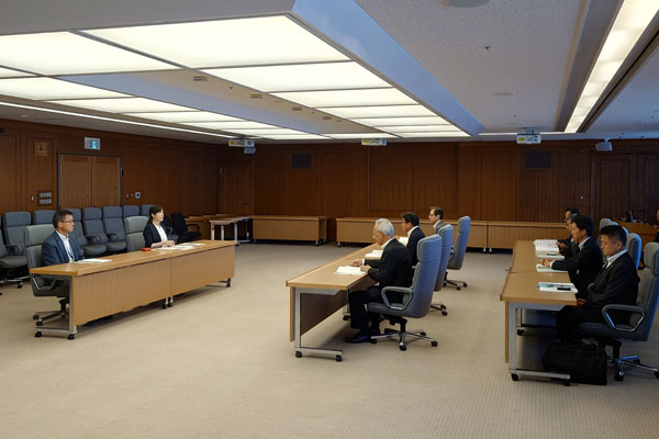 長崎県佐世保市長及び同市議会議長等からの表敬