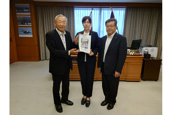 広島県江田島市長及び同市議会議長からの表敬