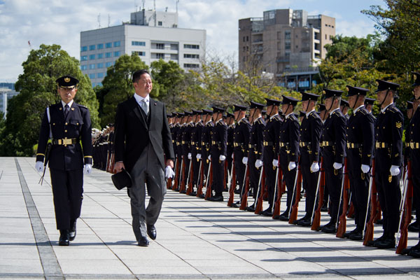 和田防衛大臣補佐官着任式