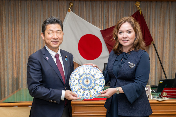 ウクライナ対日友好議員連盟一行による表敬
