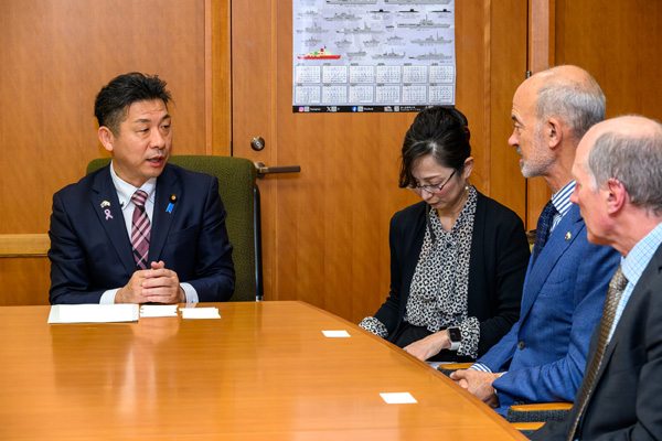 豪タスマニア州副首相の若林政務官表敬