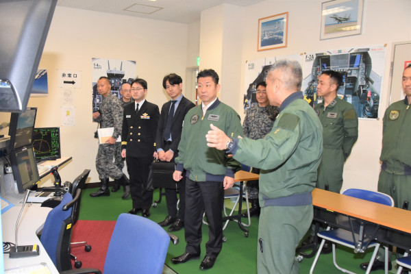 航空自衛隊浜松基地視察