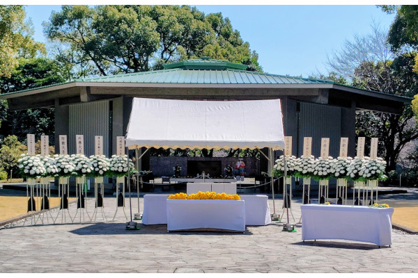 硫黄島及びマリアナ諸島戦没者遺骨引渡式参列