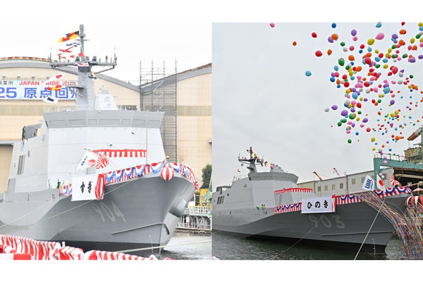 哨戒艦（OPV）命名式・進水式