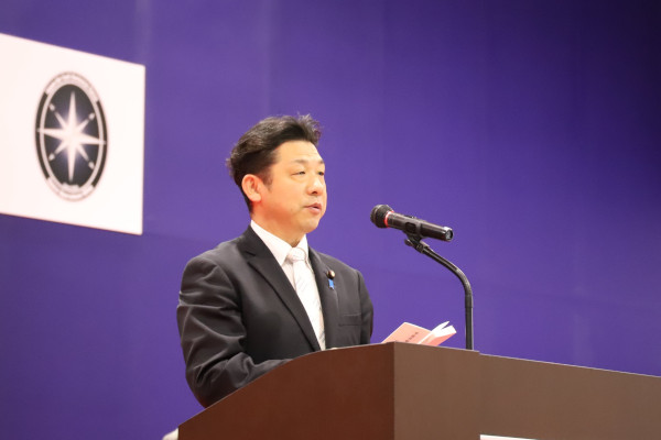 航空自衛隊宇宙作戦団新編行事への出席