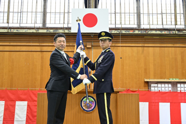 後方支援学校新編行事への出席及びりっくんランド視察