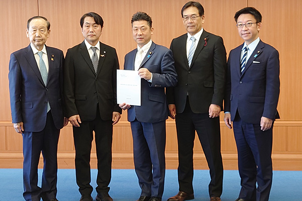 徳島県松茂町長及び同町議会議長からの要請