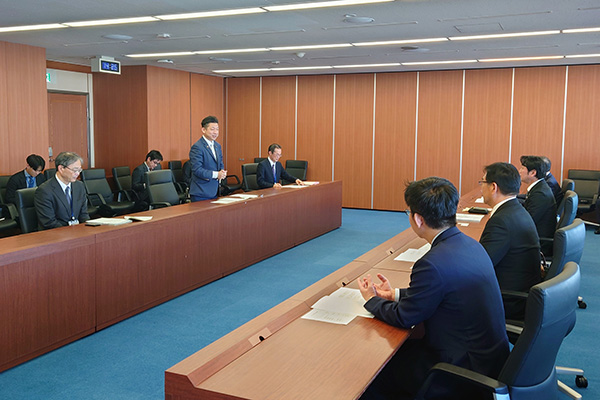 徳島県松茂町長及び同町議会議長からの要請