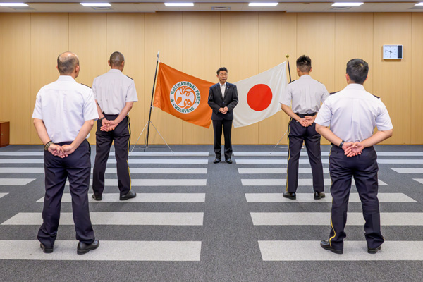 シナイ半島国際平和協力隊帰国式への出席