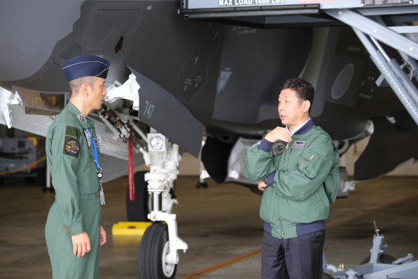 航空自衛隊小松基地視察