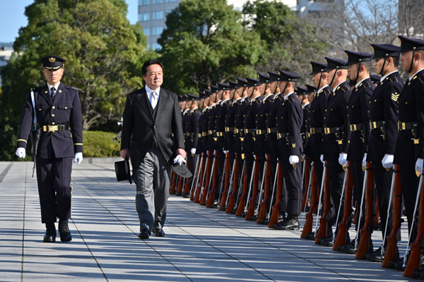 若宮防衛大臣補佐官着任式