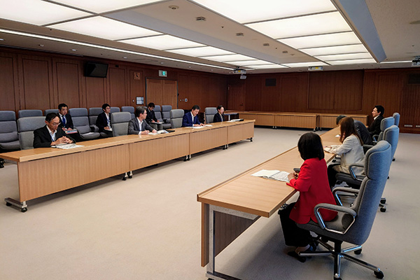 長崎県知事、同県議会副議長からの要請