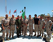 MFOにおいて活動する陸自隊員（20（令和2）年4月）
