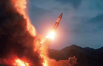 短距離弾道ミサイル発射の発表時（19（令和元）年8月）に北朝鮮が公表した画像【JANES】