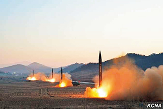 スカッドER4発発射の発表時（17（平成29）年3月）に北朝鮮が公表した画像【JANES】