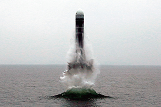 「北極星3」型SLBM発射の発表時（19（令和元）年10月）に北朝鮮が公表した画像【JANES】