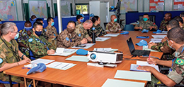 UNMISSにおいて活動する陸自隊員（2020年11月）