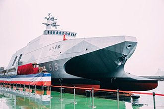 量産型コルベット1番艦「塔江(とうこう)」【台湾国防部軍事新聞通信社HP】