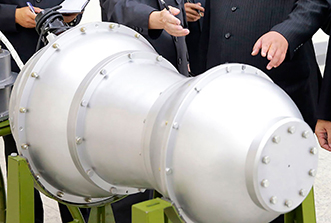 ICBMに搭載する水爆と主張する物体【AFP＝時事】
