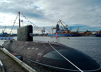 (カリブル搭載可能)2020年10月に太平洋艦隊に就役した改良型キロ級潜水艦「ヴォルホフ」【ロシア国防省】