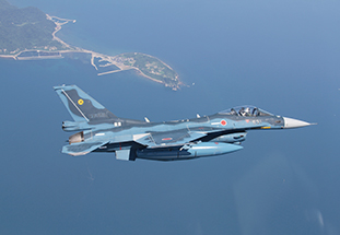 わが国の領空を守るF－2戦闘機（イメージ）