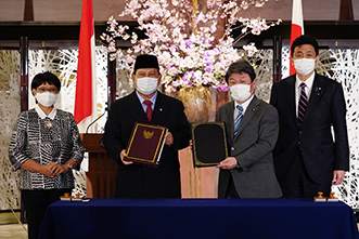 日インドネシア防衛装備品・技術移転協定の署名（2021年3月）【外務省】