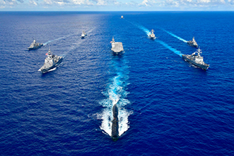 日米豪韓共同訓練「パシフィック・ヴァンガード20」(2020年9月)
