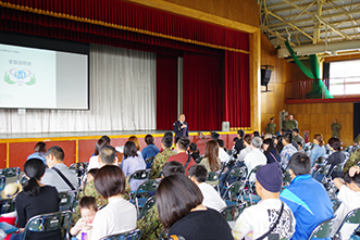 海外派遣隊員の家族に対する説明会(2019年5月)