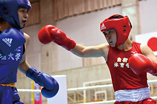 平成30年全日本選手権での著者(右側)