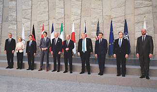 ウクライナ情勢を巡り開催されたG7首脳会合(2022年3月24日)