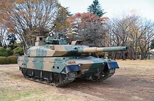 装備品展示（10式戦車試乗）