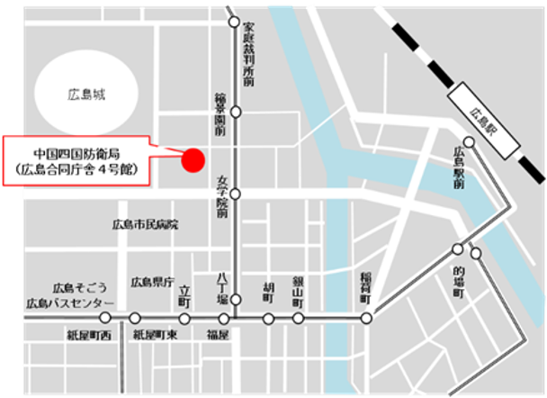 広島合同庁舎マップ画像