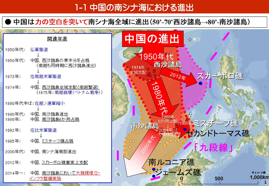 南シナ海情勢（中国による地形埋立・関係国の動向）資料06