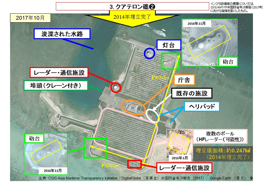 南シナ海情勢（中国による地形埋立・関係国の動向）資料14