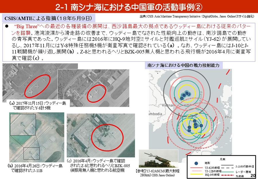 南シナ海情勢（中国による地形埋立・関係国の動向）資料26