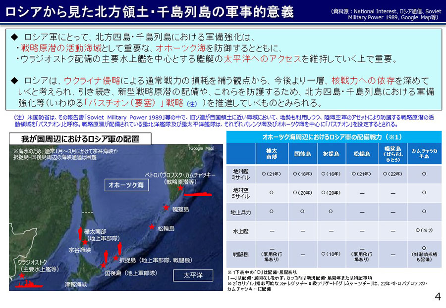 我が国周辺におけるロシア軍の動向について 資料05