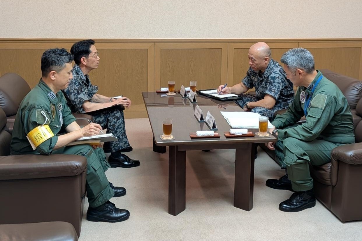 令和7年度自衛隊統合防災演習における部隊活動視察