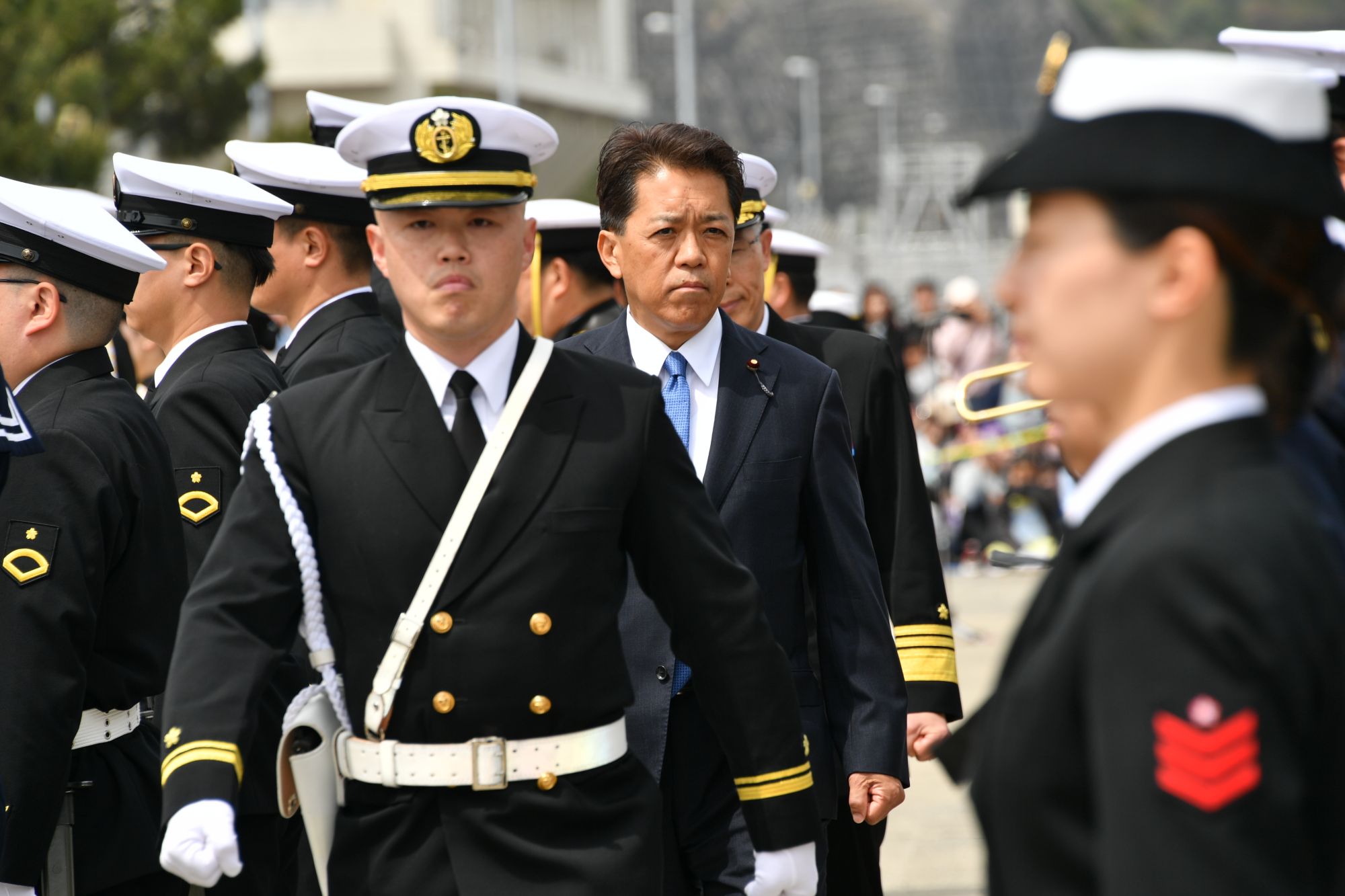 「おおなみ」帰国行事