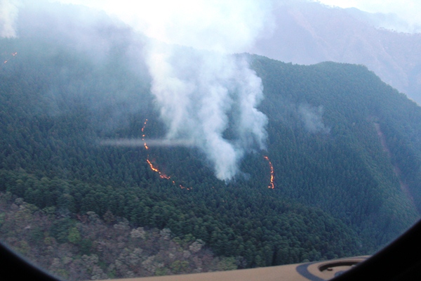 山 火事 群馬