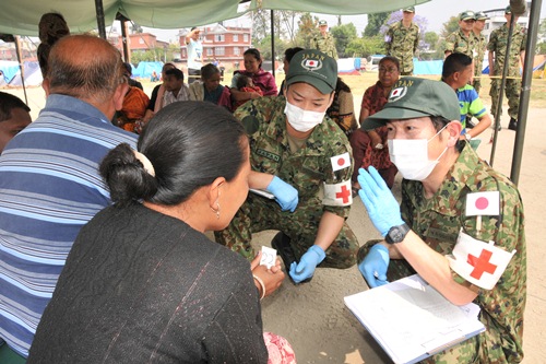 ネパール国際緊急援助活動