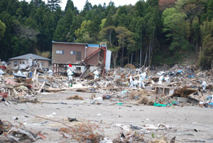 浪江町請戸地区捜索