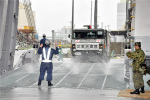 「第１２施設群」と「しもきた」による輸送：仙台港