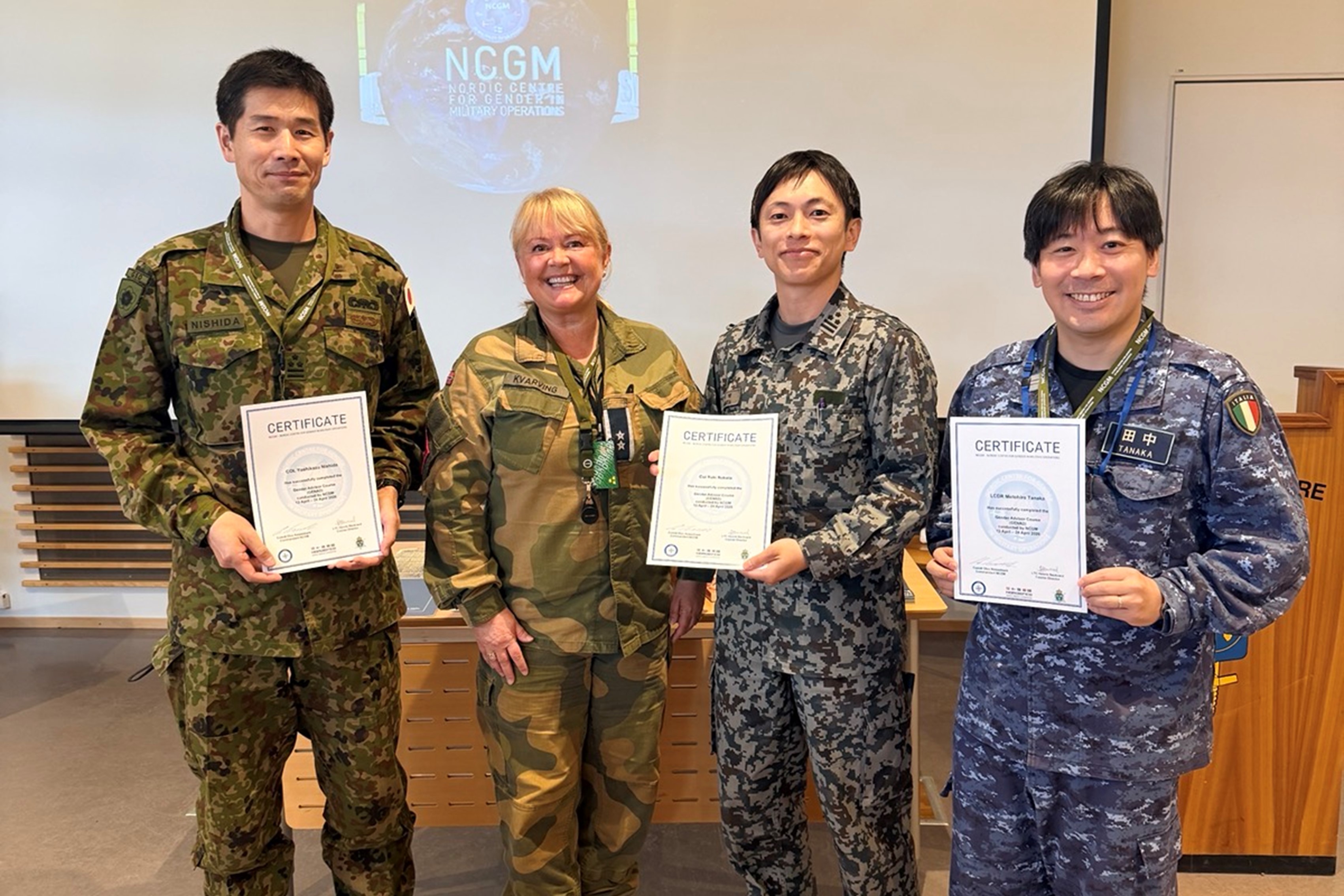 ＮＡＴＯジェンダー・アドバイザー課程