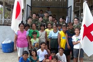 フィリピン国際緊急援助活動　活動の様子