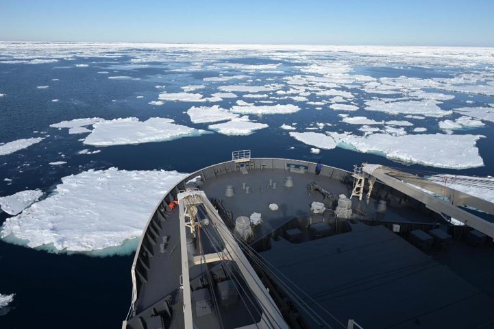 オングル島沖リュツォ・ホルム湾沖の流氷域