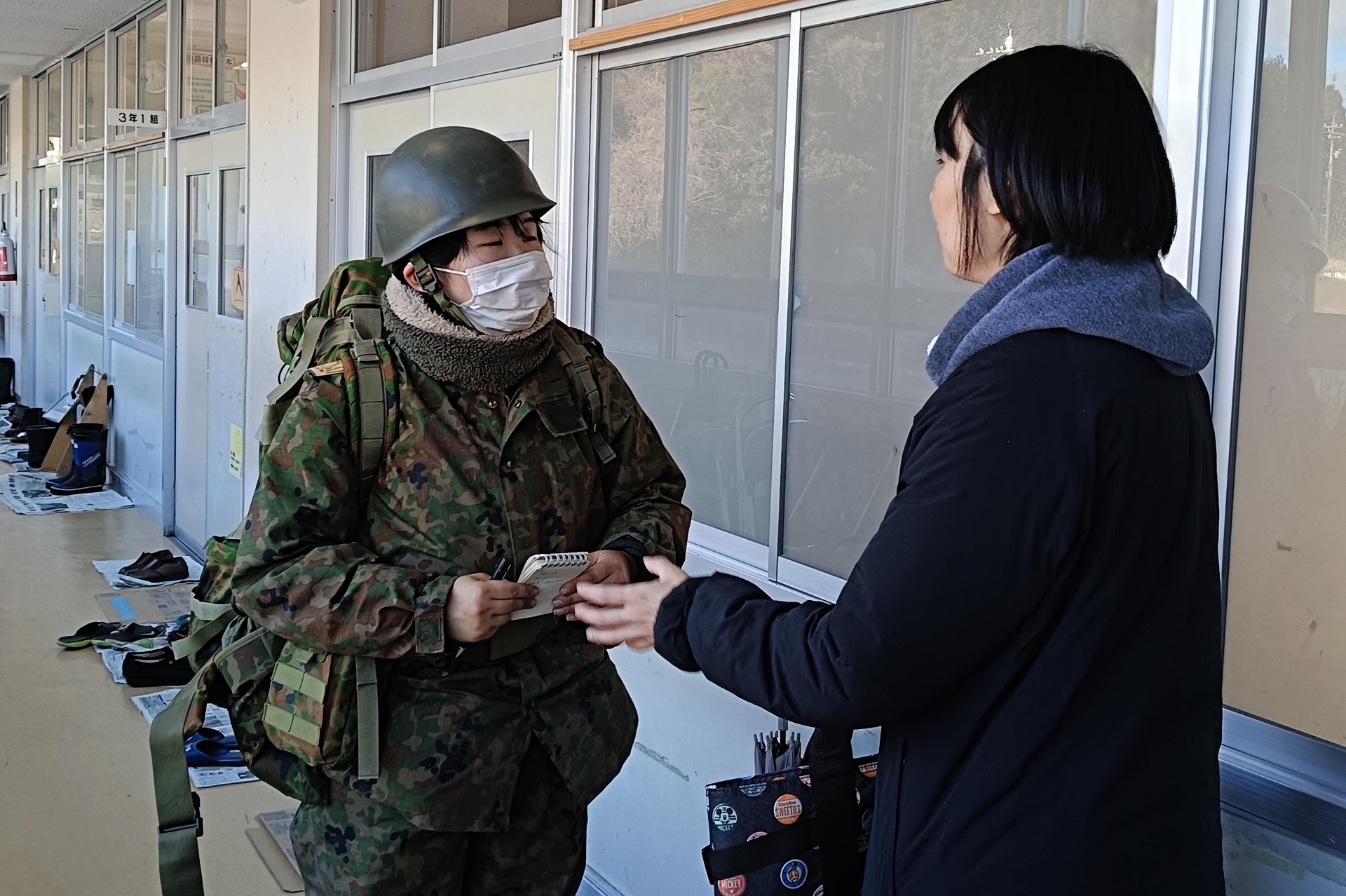女性自衛官（ニーズ隊）によるニーズ把握