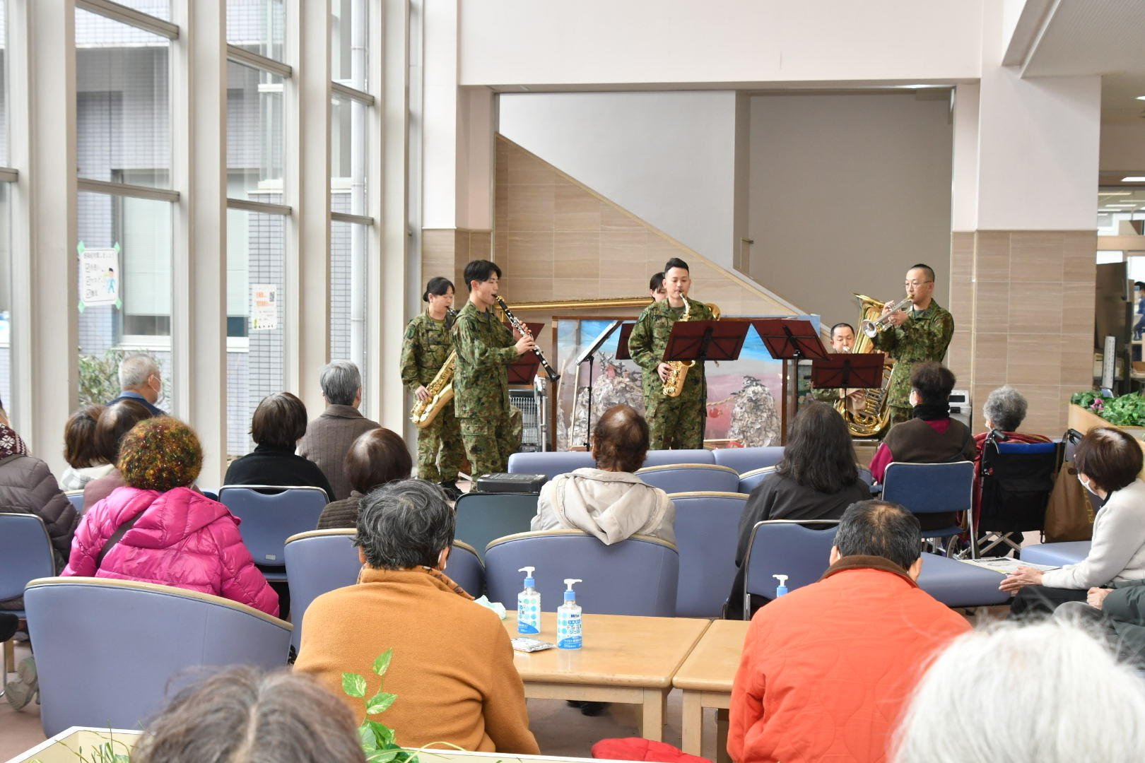 第3音楽隊による慰問演奏（志賀町富来活性化センター）