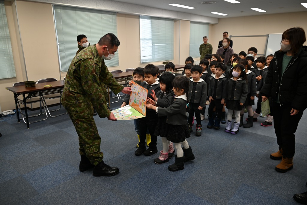 金沢学園幼稚園の皆様からの激励