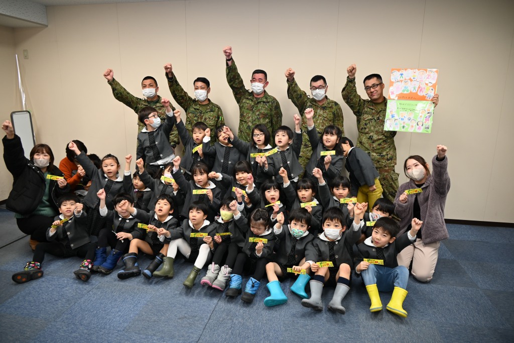 金沢学園幼稚園の皆様からの激励